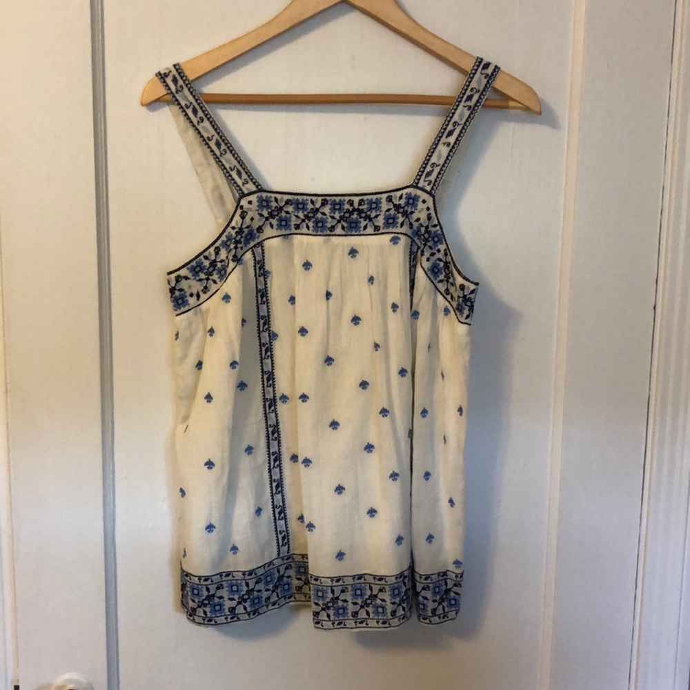 Embroidered Joie blouse